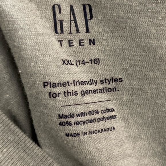 PINK FLOYD “1973” CROPPED GREY CONCERT TEE- T-SHIRT BY THE GAP- size XXS-14-16 - Picture 4 of 4